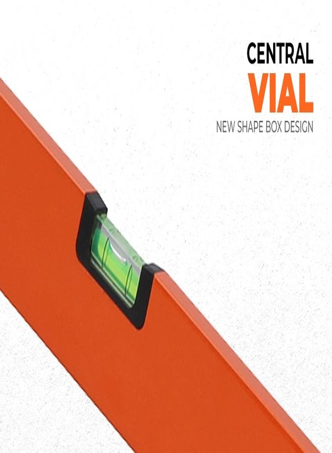 BLACK+DECKER BDHT43190 Aluminium Box Beam Level 100cm (Orange) - Image 3